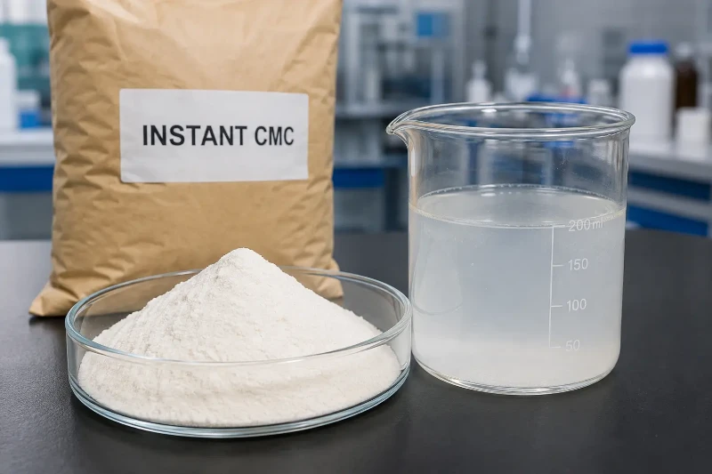 China Instant CMC fast dissolving sodium carboxymethyl cellulose China Instant CMC fast dissolving sodium carboxymethyl cellulose